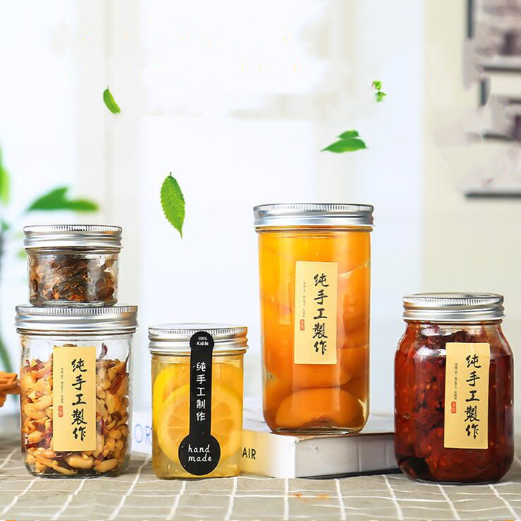 125ml Round Bottom Caviar Jam Honey Glass Jar