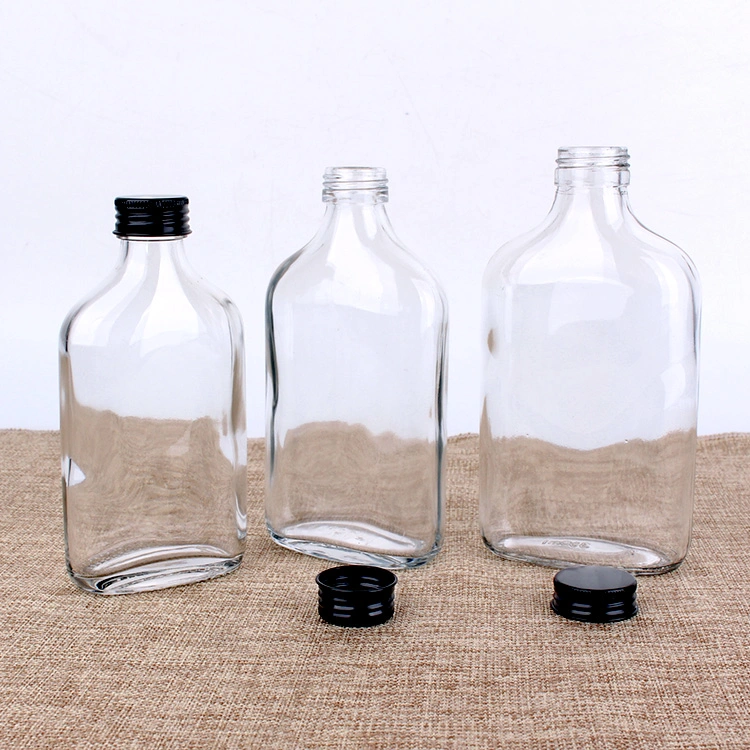 All Sizes Glass Coffee Storage Bottle with Metal Cap