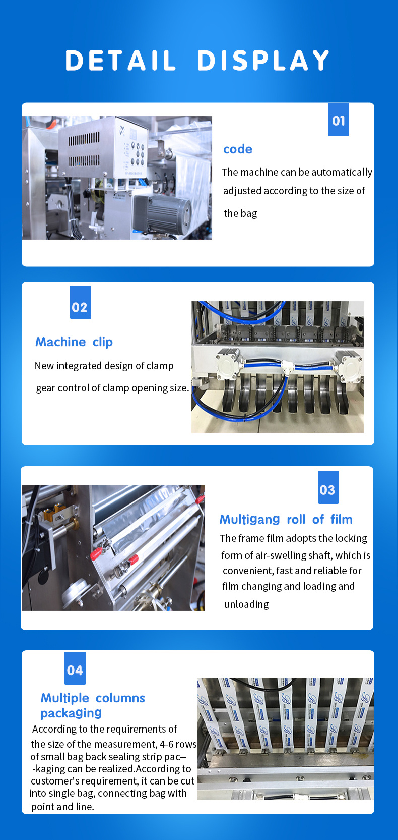 Multichannel Packaging Machine for Honey/Ketchup/Salad Dressing