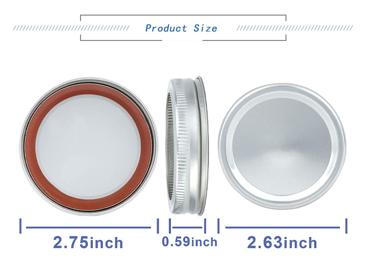 Amazon Popular Ball Wide Mouth Canning Mason Jar Lids