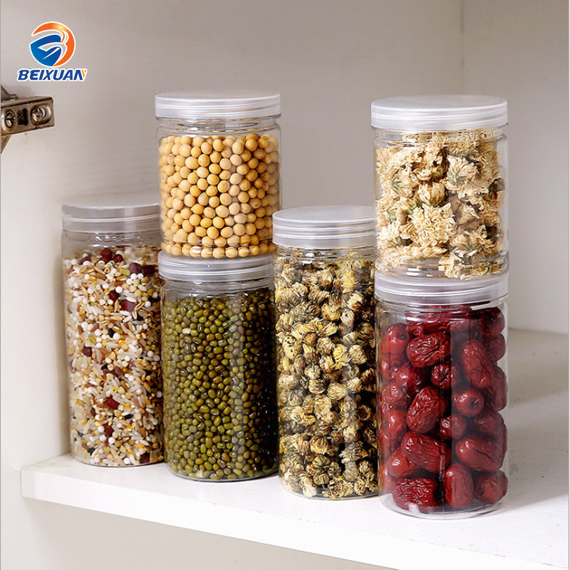 Hot Selling Hermetically Sealed Jar Plastic Pet Food Storage Jar for Cerseals