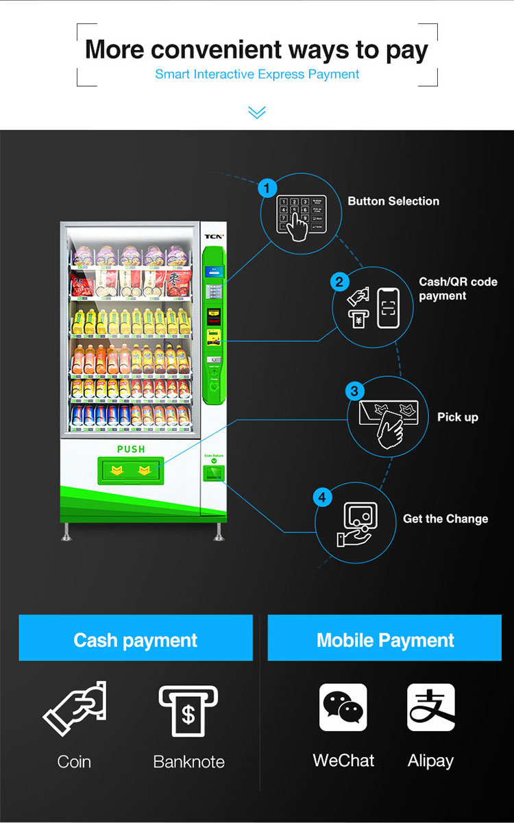 Glass Bottle Vending Machines for Drinks