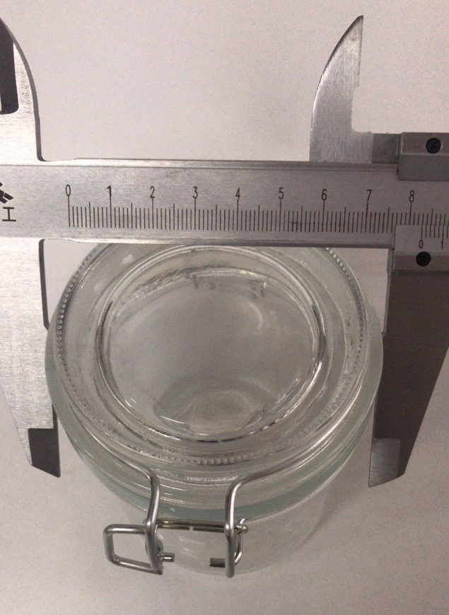 Straight-Sided Vessel Nostalgic Clamp Lid Glass Mason Jar
