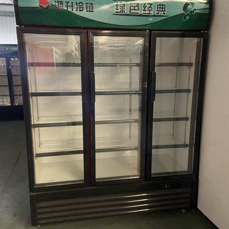 Upright Bottle Cooler for Beverage Drinks Display