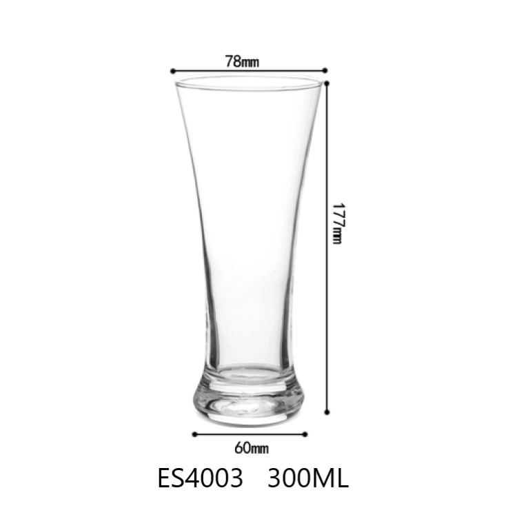 300ml Glass Cup/Juice Cup/Juice Glass/Drinking Glass/Pilsner Flute/Juice Glbum/Beer Mug (ES4003)