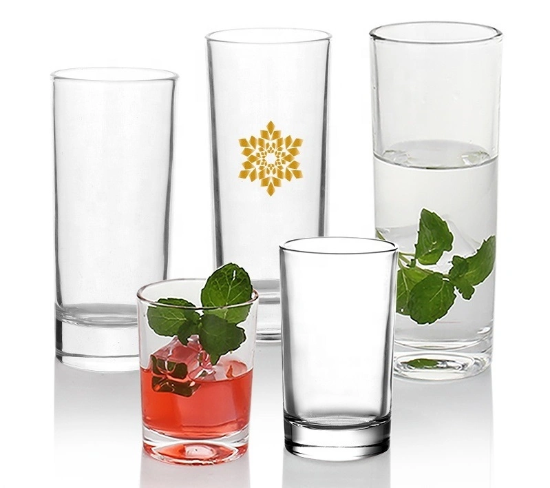 Beer Drinking Glass Tea Water Juice Milk Beer Drinking Tumbler with Handle