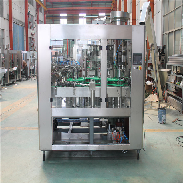 China Carbonated Drinks Fill Machine for Glass Bottle Aluminum Cap