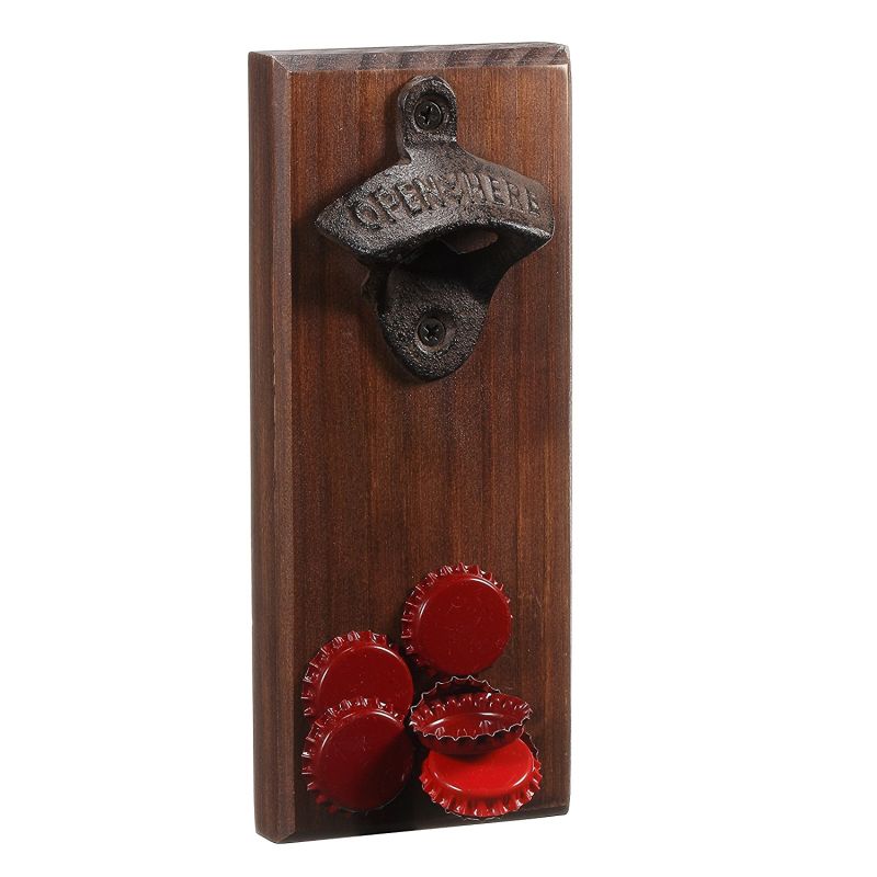 Pine Wood Wall Decoration Beer Bottle Opener