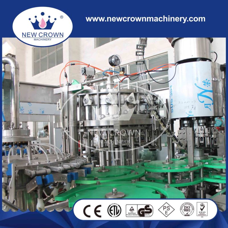 Carbonated Soft Drink Filling Plant for Glass Bottle Aluminum Cap