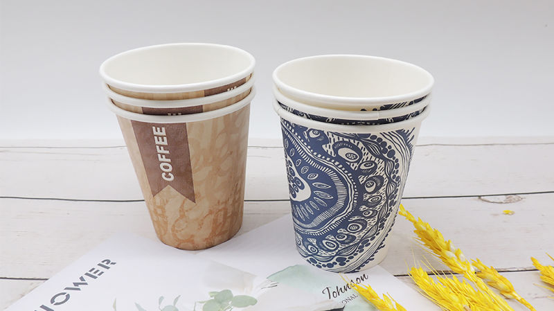 Single Wall Style Paper Cup 7oz Coffee Drinking Plastic Shaker Cups