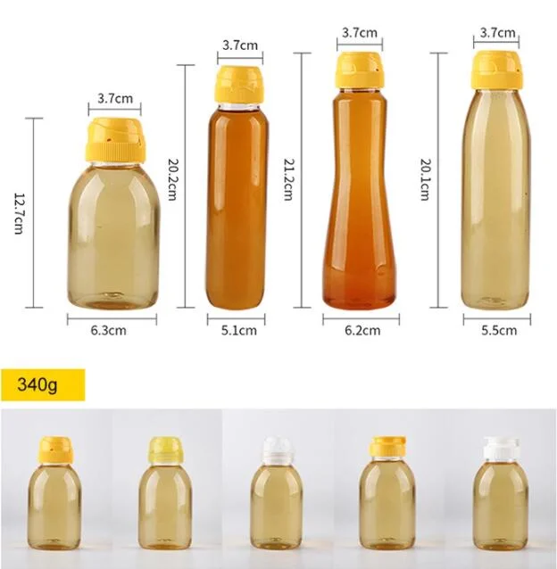 Beixuan Best Selling Plastic Pet Squeeze Bottle Honey Bottle Sauce Jam Bottle Wholesale