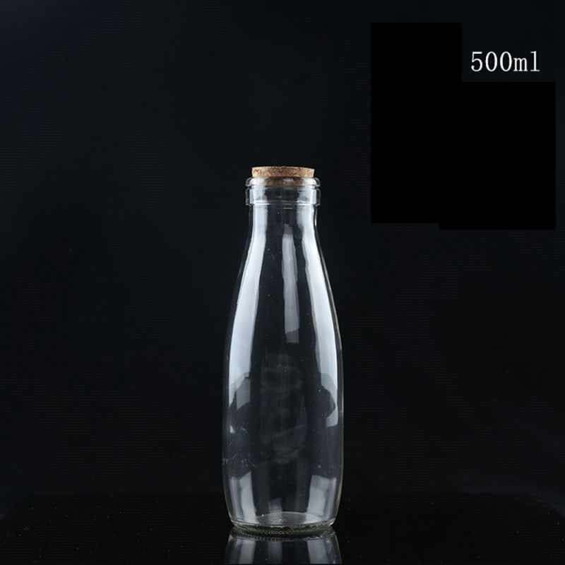 Narrow Mouth Glass Bottle for Juice Milk