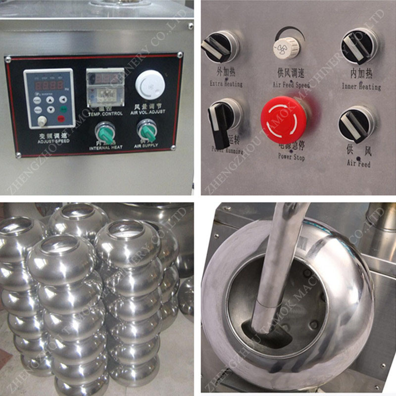 Chocolate Sugar Pill Nut Sugar Seed Small Coating Machine