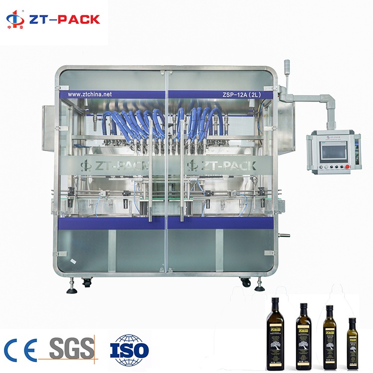 Square Glass Bottle Olive Oil Filling Machine