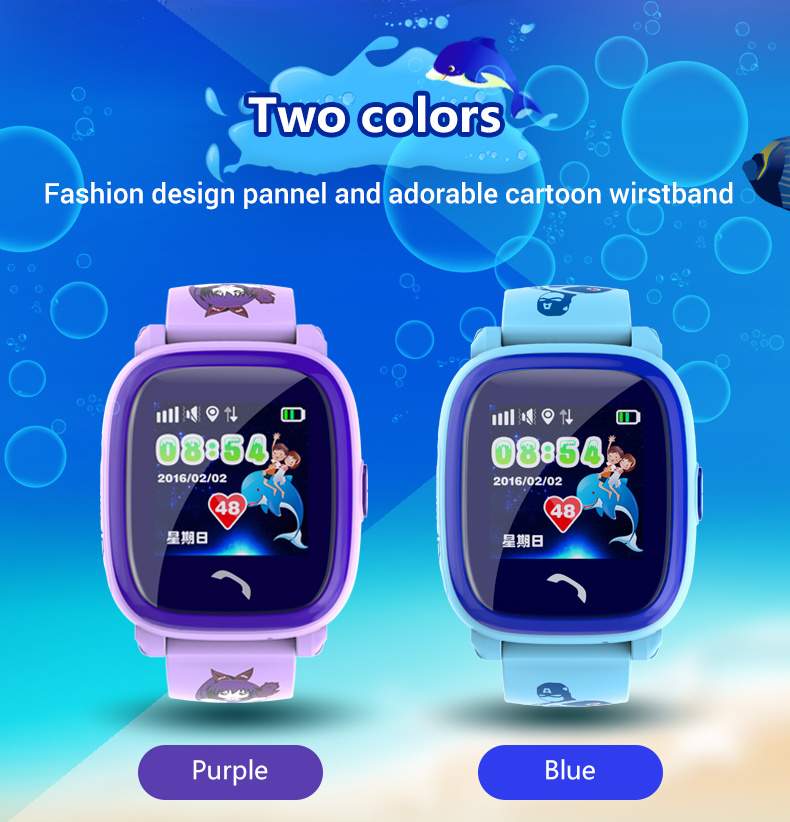 Waterproof Cute Waterproof Smart Childern Watch Kids GPS