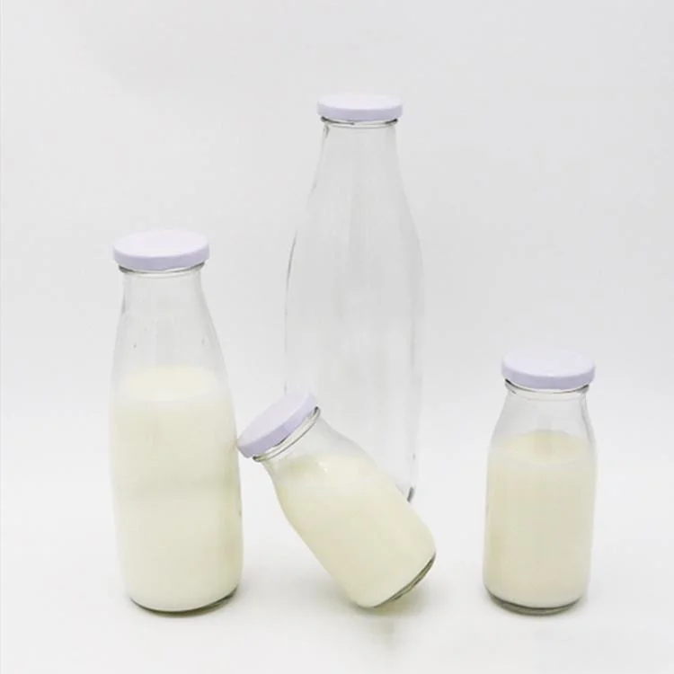 Wholesale Glassware 1L Beverage Milk Bottles