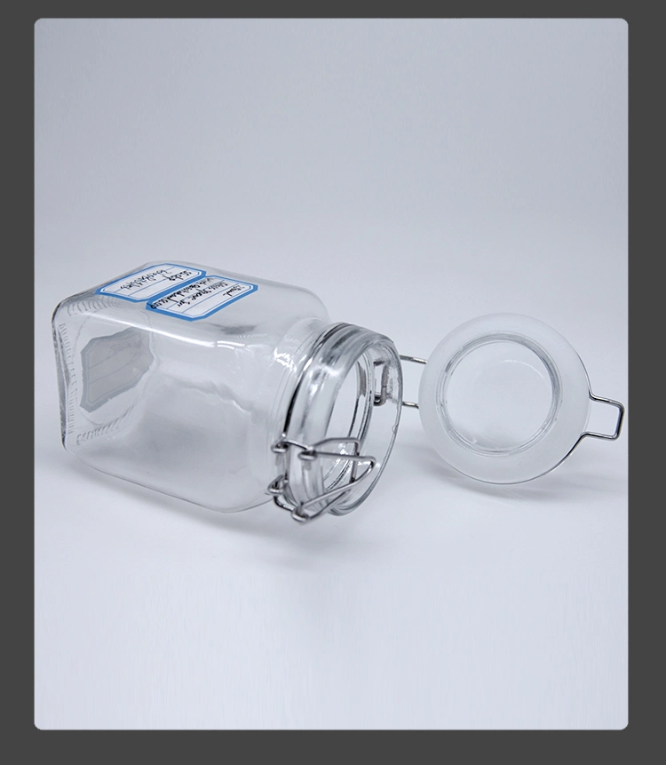 300ml 500ml Food Safe Glass Jar with Clip Lid /Airtight Storage Jar