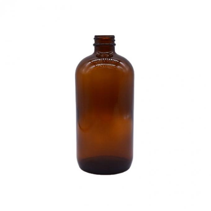 15ml 30ml 60ml 120ml Wholesale Round Amber Boston Glass Bottles with Cap