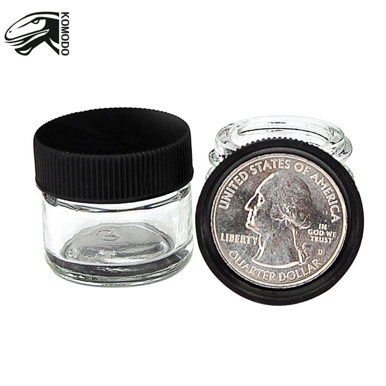 Wholesale Packaging Child Proof 5ml Round Empty Glass Jars