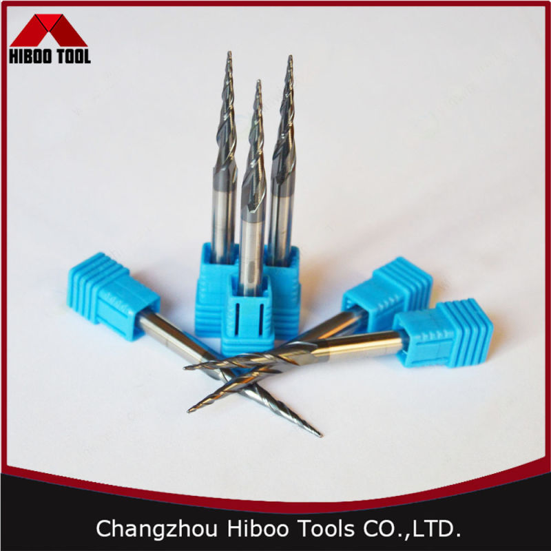 Factory HRC58 Taper Ball Nose Milling CNC Milling Cutter