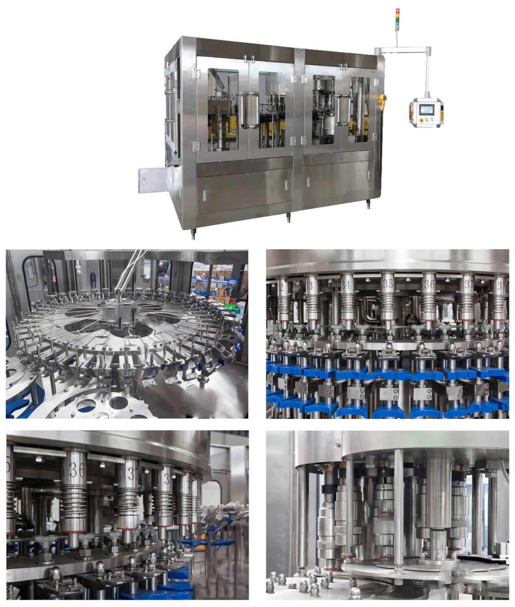 Fresh Juice Bottles Filling Machine Energy Beverage Packing Plant Lines