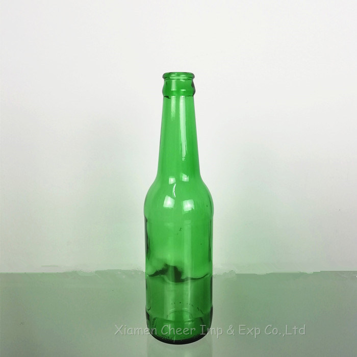 Chinese Supplier for 330ml Green/Amber/Transparent Color Glass Beer Bottles