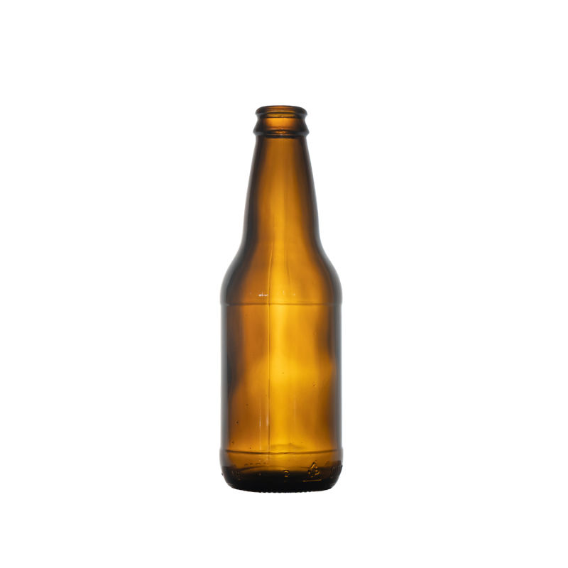 Customized Amber Alcohol Beverage Bottle Wholesale
