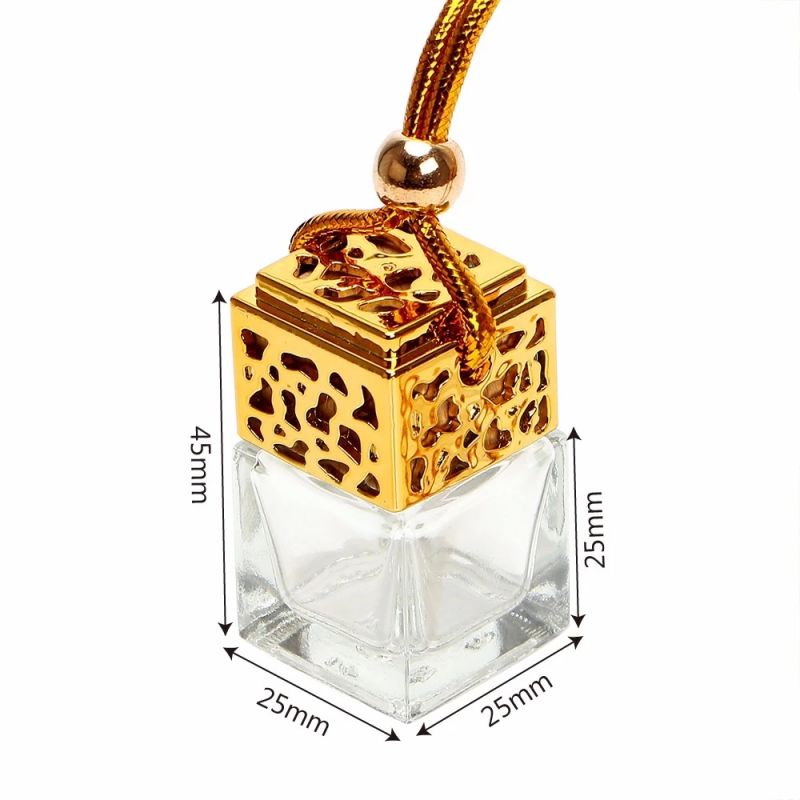 Car Diffuser Bottle Glass Empty Perfume Bottles Auto Accessories