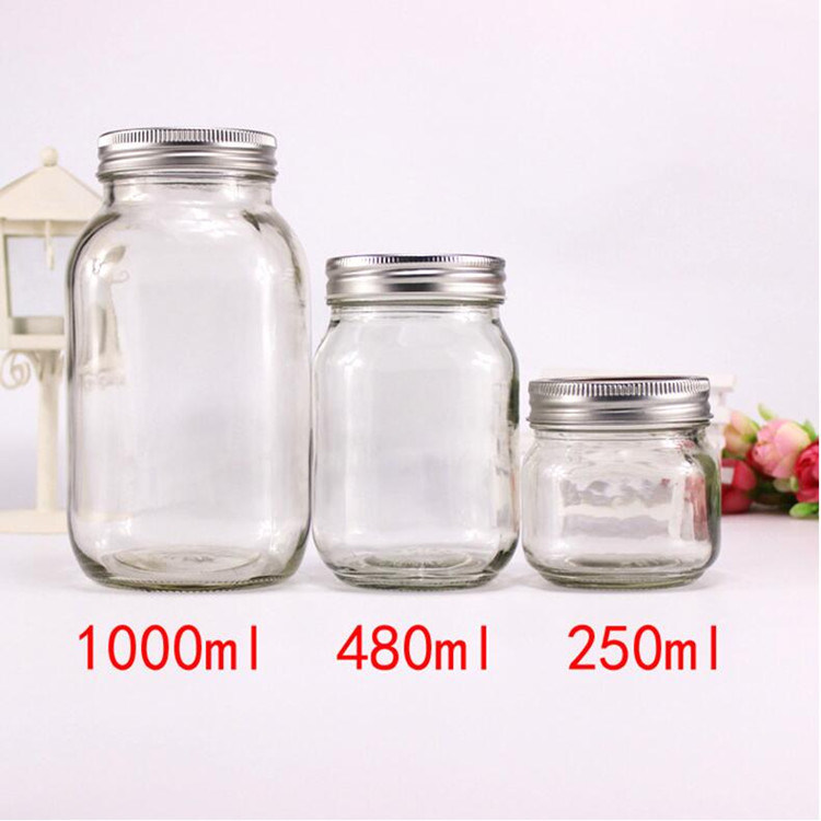 Glass Jar Supplier Wholesale Wide Mouth Mason Jars 16oz