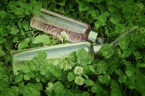 Glass Bottle with Neoprene Sleeve, Auto Bottle, Sports Glass Bottle