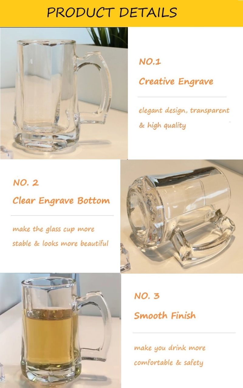 Series Hot Sale Beer Cup Glass Mug for Beer Drinking