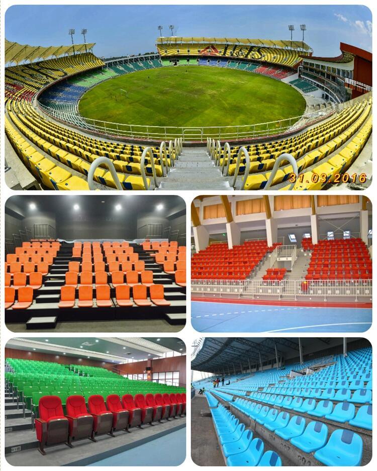 Retractable Bleacher Seating, Auditorium Seating with Folding Seats