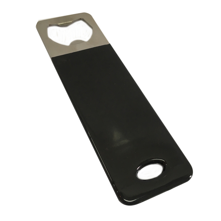 New Promotional Product Stainless Steel Material PVC Handle Beer Bottle Opener