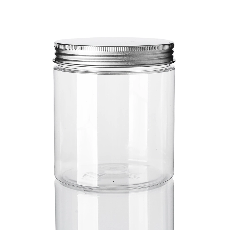 500ml 800ml 1000ml Pet Plastic Nut Food Storage Jars for Kitchen