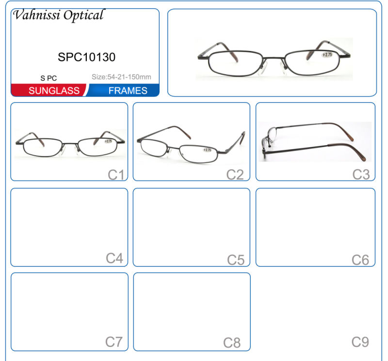 2020 Good Selling Custom Design Metal Small Tube Metal Reading Glasses