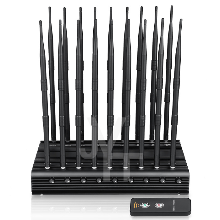 Unique Design Powerfull 18 Bands All-in-One 5g Cell Phone Jammer Blocking All Frequencies