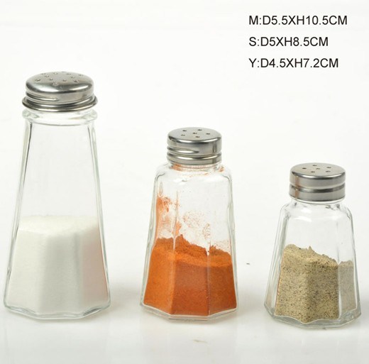 Cheap 100ml Glass Spice Bottles with The Shaker and Airtight Lid