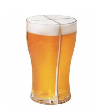 Super Schooner Party Beer Divider 4 in 1 Beer Glass Stein Beer Cup