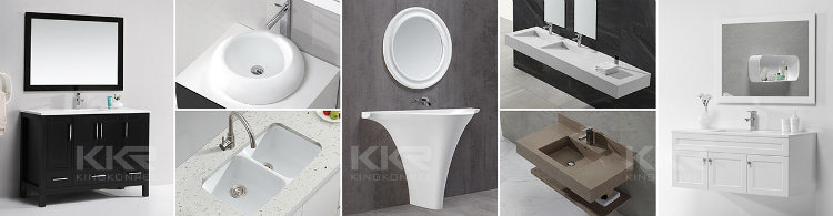 Decorative 100 Acrylic Deep Bathroom Wash Basin From Kkr