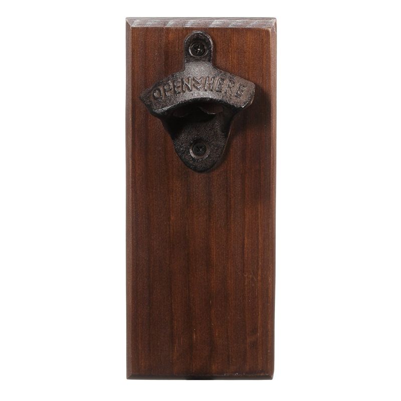 Pine Wood Wall Decoration Beer Bottle Opener