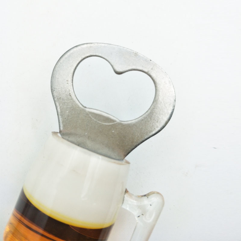 Beer Mug Bottle Opener with Fridge Magnet Beer Bottle Opener