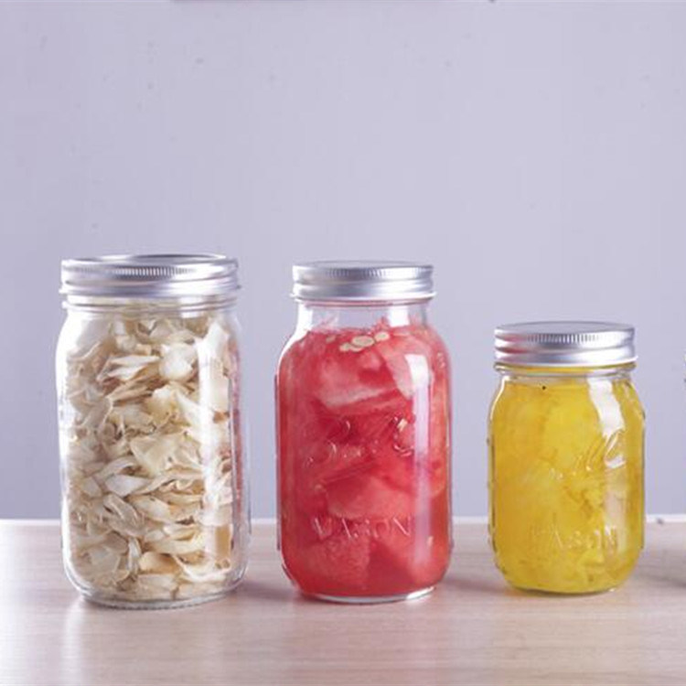 Glass Jar Supplier Wholesale Wide Mouth Mason Jars 16oz