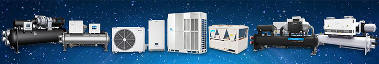 Midea 4000*2500*2400 Air Cooled Scroll Chiller with Hermetic Scroll Compressor