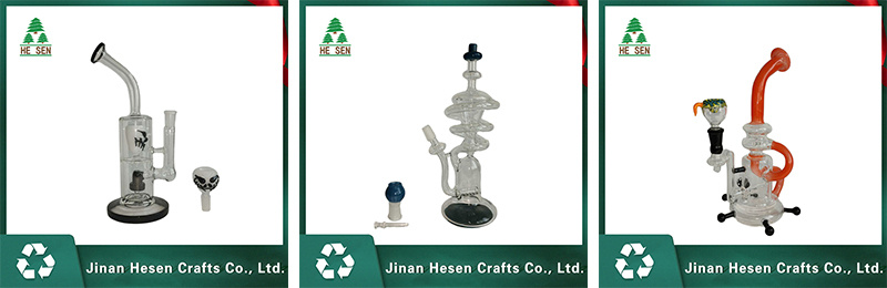 Color Glass Bottle Smoking Water Pipe Glass Hookah Shisha