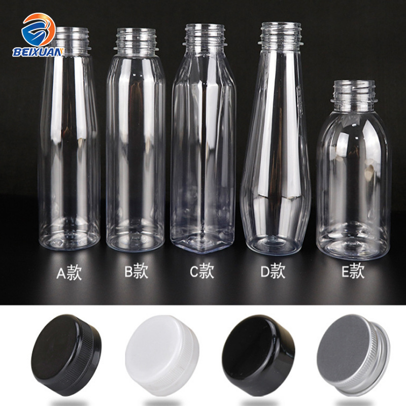 Wholesale Pet Plastic Beverage Bottles Disposable Juice Bottles