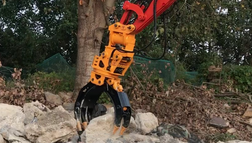 Excavator Hydraulic Rotating Grapple Wooden Grapple Log Grapple Stone Grapple