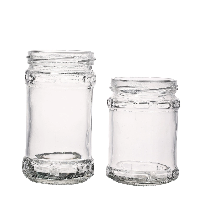 Glassware Packaging Supplier Bulk Sale Empty Round 200ml 220ml Glass Jars Wholesale