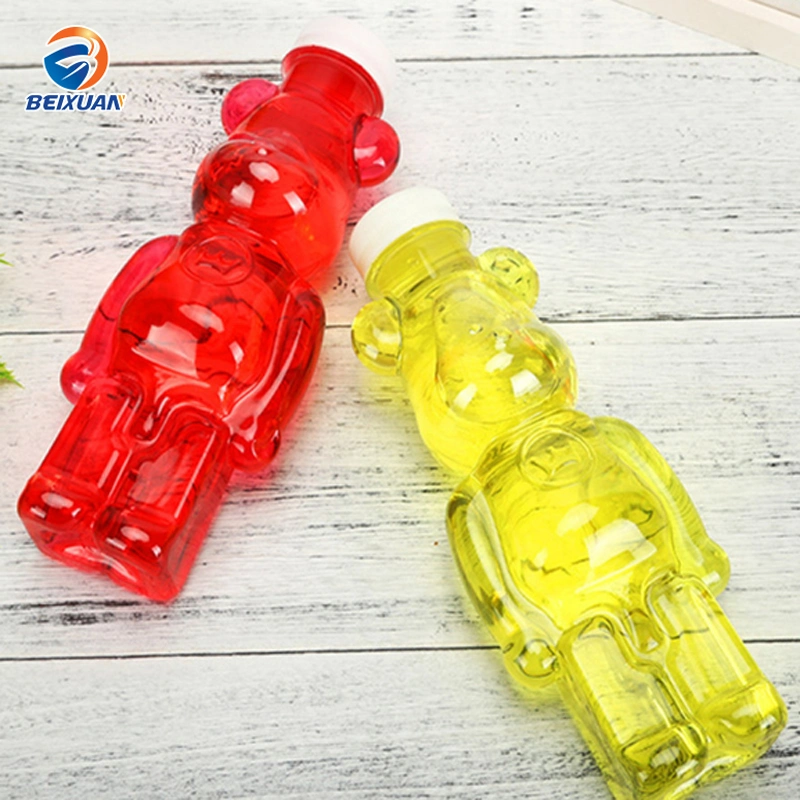 Wholesale Bear Shape Pet Plastic Bottles for Water Milk Beverage