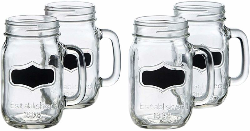 Hot Sell 16oz Decal Glass Mason Jar Glass Jucie Botttle for Drinking