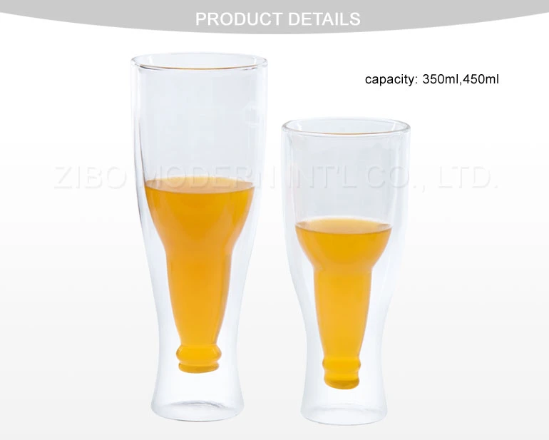 Wholesale Glass Beer Mugs/Beer Glass Cup/350ml 450ml Beer Steins